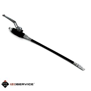 IZOPRESS Zawór 1/4", bacik 50 cm, końc. 4-szcz. podłączenie 1/4" do iniekcji wysokociśnieniowej