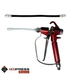 Pistolet iniekcyjny z końcówką sztywną i wężykiem 50 cm